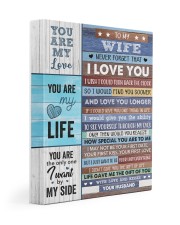 Never Forget That I Love U Husband To Wife 11x14 Gallery Wrapped Canvas Prints thumbnail