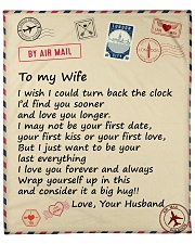 Wife I Just Want To Be Your Last Everything Love U Fleece Blanket - 50" x 60" front