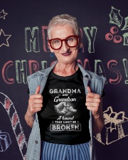 Grandma And Grandson A Bond That Can't Be Broken Ladies T-Shirt lifestyle-holiday-crewneck-front-3