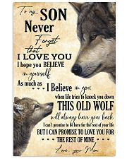 To My Son Never Forget That I Love You 11x17 Poster front