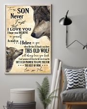 To My Son Never Forget That I Love You 11x17 Poster lifestyle-poster-1