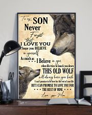 To My Son Never Forget That I Love You 11x17 Poster lifestyle-poster-2