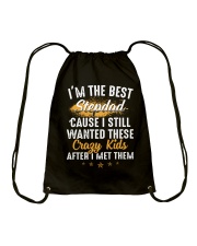 I'm The Best Stepdad I Wanted These Crazy Kids Drawstring Bag thumbnail