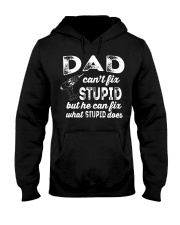 Dad Can't Fix Stupid Hooded Sweatshirt thumbnail