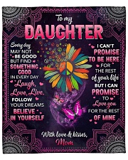 Every Day May Not Be Good Hippie Mom To Daughter Fleece Blanket - 50" x 60" front