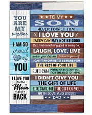 Never Forget That I Love U Dad To Son Vertical Poster tile