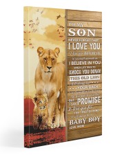Lion Never Forget That I Love You Mom To Son 20x30 Gallery Wrapped Canvas Prints front