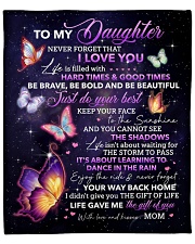 Never Forget That I Love You Mom To Daughter Fleece Blanket - 50" x 60" front