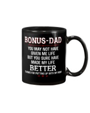Bonus Dad Thank for putting up with Mom Mug thumbnail