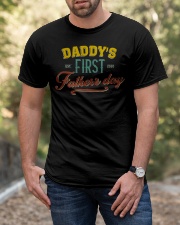 Daddy's First Father's Day Classic T-Shirt apparel-classic-tshirt-lifestyle-front-53