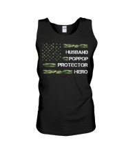 Husband Poppop Protector Hero Unisex Tank tile