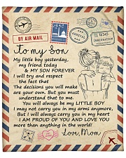 My Girl Yesterday My Friend Today Moon Mom To Son Fleece Blanket - 50" x 60" front