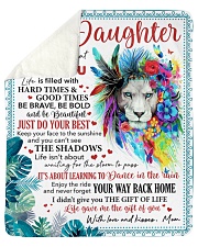 Never Forget That I Love U Mom To Daughter Sherpa Fleece Blanket - 50" x 60" thumbnail