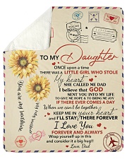 Daughter Keep Me In Heart I'll Stay There Forever Sherpa Fleece Blanket tile