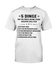 5 Dinge Die Sie Uber Meine Frau Wissen Sollten Premium Fit Mens Tee thumbnail