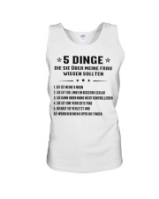 5 Dinge Die Sie Uber Meine Frau Wissen Sollten Unisex Tank thumbnail