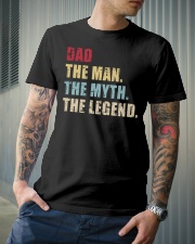 Dad The Man The Myth The Legend Classic T-Shirt lifestyle-mens-crewneck-front-6