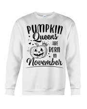 Pumpkin Queens Are Born In November Crewneck Sweatshirt thumbnail