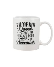 Pumpkin Queens Are Born In November Mug thumbnail