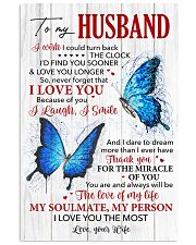 Husband Butterfly Thanks For The Miracle Of You 11x17 Poster front