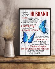 Husband Butterfly Thanks For The Miracle Of You 11x17 Poster lifestyle-poster-3
