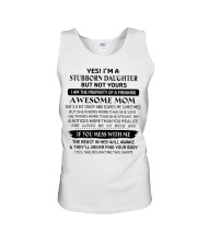 I'm A Stubborn Daughter Of A Freaking Awesome Mom Unisex Tank thumbnail