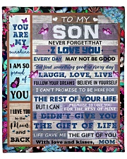Never Forget That I Love You Mom To Son Fleece Blanket - 50" x 60" front