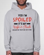 I'm Spoiled It's My Wife's Fault Hooded Sweatshirt garment-hooded-sweatshirt-front-03