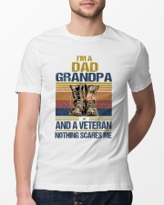 I'm A Dad Grandpa And A Veteran Classic T-Shirt lifestyle-mens-crewneck-front-13