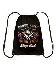 Proud Army National Guard Step-Dad Drawstring Bag thumbnail