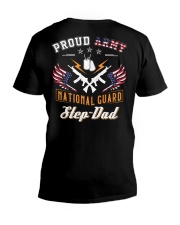 Proud Army National Guard Step-Dad V-Neck T-Shirt thumbnail