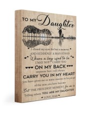 I Closed My Eyes For But A Moment Dad To Daughter 11x14 Gallery Wrapped Canvas Prints front