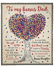 Bonus Dad - Thank you for loving me as your own Fleece Blanket - 50" x 60" front