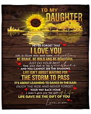 Never Forget That I Love You Mom To Daughter Fleece Blanket - 50" x 60" front