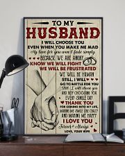 To my husband I Love you forever and always 11x17 Poster lifestyle-poster-2