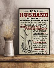 To my husband I Love you forever and always 11x17 Poster lifestyle-poster-3