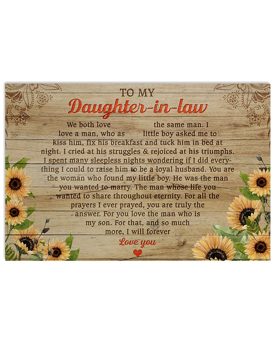 Daughter-In-Law So Much More I'll Forever Love You 17x11 Poster