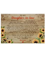 Daughter-In-Law So Much More I'll Forever Love You Horizontal Poster tile