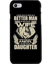 Asked God Make Me Better Man He Sent My Wife Phone Case thumbnail