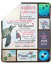 Turtle-Im So Proud Of You- Mom-To-Daughter Sherpa Fleece Blanket tile