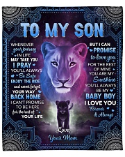 Whenever Your Journey In Life Lion Mom To Son Fleece Blanket - 50" x 60" front