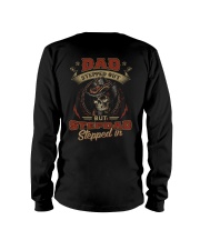 Dad Stepped out but Stepdad stepped in Long Sleeve Tee thumbnail