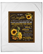 to my daughter QT2007070 2 Fleece Blanket - 50" x 60" front