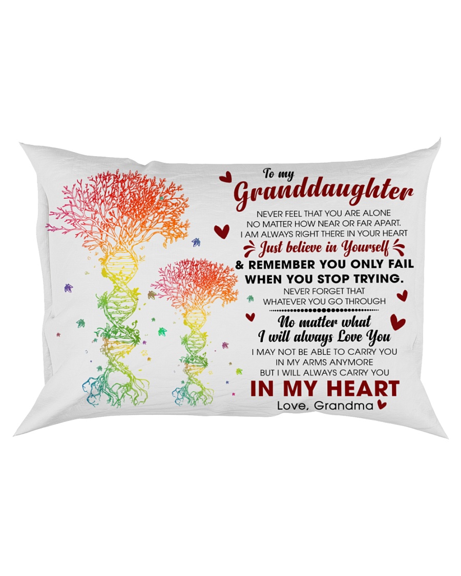 To My Granddaughter Rectangular Pillowcase