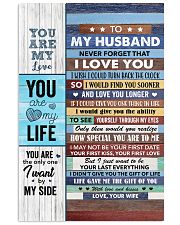 Never Forget That I Love You - Wife To Husband Vertical Poster tile
