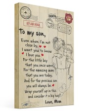 Even When I'm Not Close By Mom To Son 16x24 Gallery Wrapped Canvas Prints front