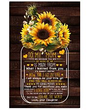 I Am Because U Are Sunflower Daughter To Mom Vertical Poster tile