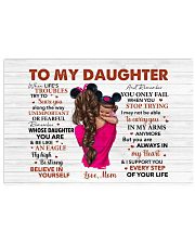 When Life's Troubles Try To ScareU Mom To Daughter Horizontal Poster tile
