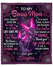 I Didn't Give U The Gift Butterfly To Bonus Mom Fleece Blanket - 50" x 60" front