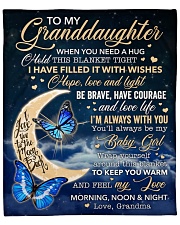 When U Need A Hug Hold Blanket GM To Granddaughter Fleece Blanket - 50" x 60" front